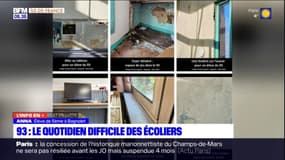 Seine-Saint-Denis: le quotidien difficile des écoliers face aux absences et à des bâtiments délabrés