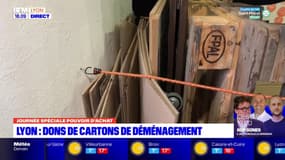 Lyon : Des dons de cartons de déménagement