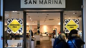 Une boutique San Marina, à Marseille, le 14 février 2023