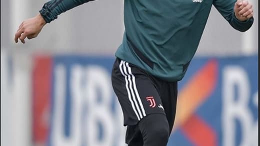 Le nouveau look de Ronaldo à l'entraînement