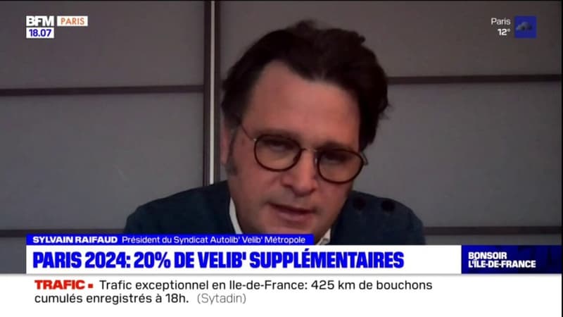 20% de Vélib' supplémentaires pour les Jeux olympiques 2024 à Paris