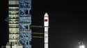 Préparation au lancement du prototype de station spatiale Tiangong 1, fin septembre, sur le pas de tir de Jiaquan. La Chine, dont le programme spatial est en plein développement, lancera l'an prochain un ou deux vols spatiaux habités afin de parfaire ses