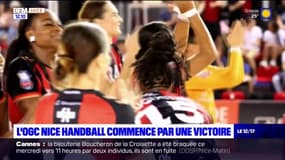 Handball: les joueuses de l'OGC Nice remportent leur premier match contre Saint-Amand
