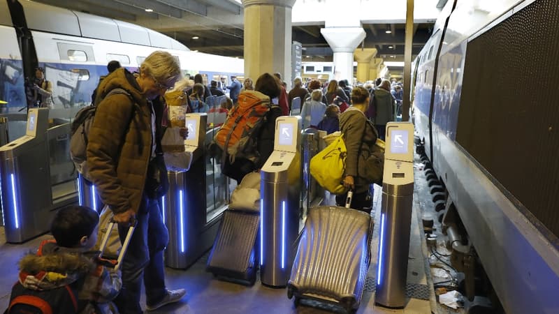 Quatorze gares TGV sont équipées de ces portiques d'embarquement.