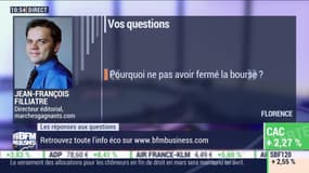 Les questions : Pourquoi ne pas avoir fermé la Bourse ? - 19/03