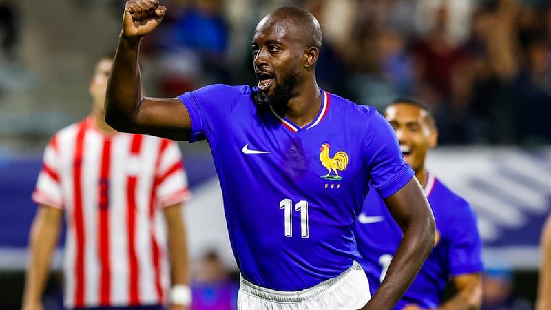 Equipe de France olympique - France-Paraguay (4-1) - Jean-Philippe Mateta, le 4 juillet 2024