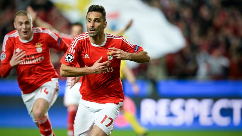Le Brésilien Jonas, auteur du but décisif pour Benfica