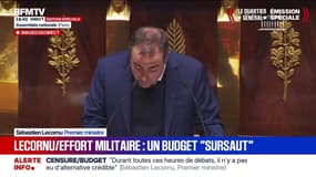 Budget: Sébastien Lecornu déplore "un clivage politique"
