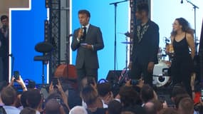 Emmanuel Macron le 21 juin 2023 à l'Élysée.
