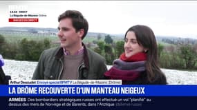 Certains chanceux peuvent profiter de quelques flocons pour ce réveillon de Noël