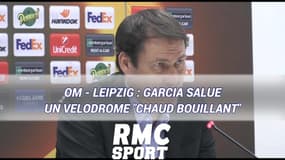 OM - Leipzig : Garcia salue un Velodrome "chaud bouillant"