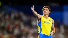 Armand Duplantis le 5 août 2024 au Stade de France