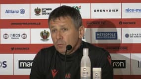 Adrian Ursea, entraîneur de l'OGC Nice, le 9 avril 2021