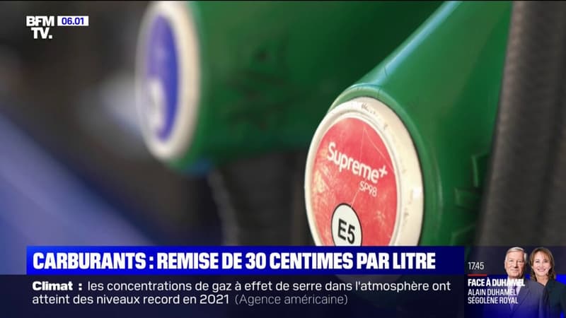 Carburants: la remise de 30 centimes par litre entre en vigueur ce jeudi