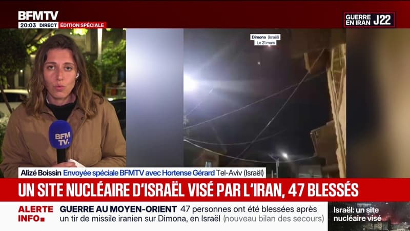 Frappe iranienne dans la ville de Dimona en Israël: au moins 47 personnes ont été blessées