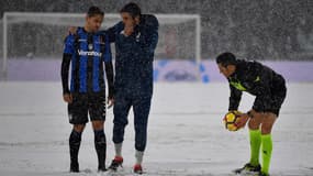 Rafael Toloi, Gianluigi Buffon et Maurizio Maiani