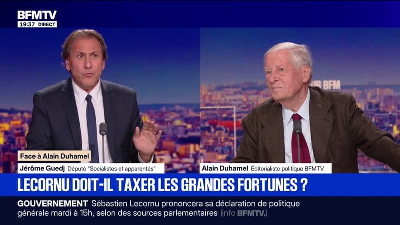 Doit-on taxer les grandes fortunes ? Pour JÃ©rÃ´me Guedj, dÃ©putÃ© (Socialistes et...