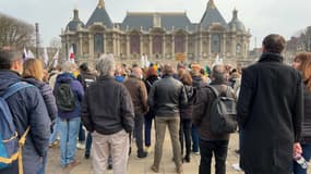 Le rassemblement en soutien à l'Ukraine ce samedi, à Lille