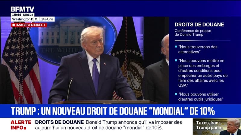 Droits de douane: "Tous les autres pays nous arnaquaient", estime Donald Trump