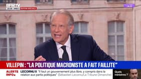 Crise politique: pour Dominique de Villepin, ancien Premier ministre, une nouvelle dissolution "sera nécessaire"