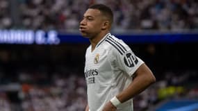 Kylian Mbappé avec le Real Madrid contre la Real Sociedad, le 24 mai 2025