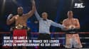 Boxe / No Limit X : Ouatah champion de France des Lourds après un impressionnant KO sur Leonet