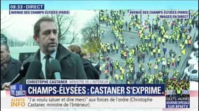 "Les gilets jaunes peuvent venir sur les Champs-Elysées", assure Castaner