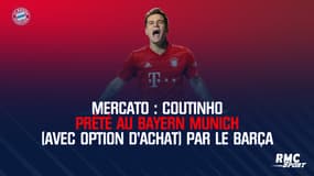 Mercato : Coutinho prêté au Bayern Munich (avec option d'achat) par le Barça
