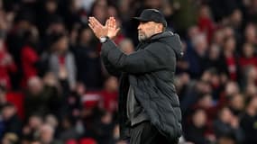 Jürgen Klopp lors de Manchester United-Liverpool, le 17 mars 2024.