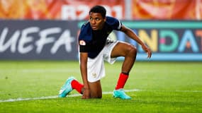 Yanis Issoufou en finale de l'Euro U17 avec l'équipe de France, juin 2023