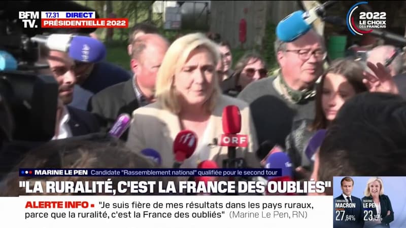 Second tour: Marine Le Pen 