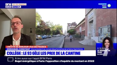 Seine-Saint-Denis: Emmanuel Constant, vice-président du conseil départemental de la Seine-Saint-Denis, évoque la question du chauffage dans les collèges 