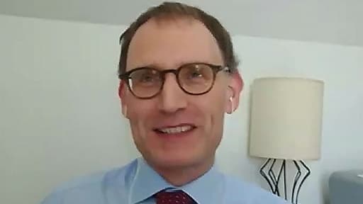 Capture d'écran du professeur Neil Ferguson de l'Imperial College de Londres le 13 mai 2020