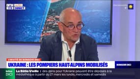 Hautes-Alpes: Marcel Cannat, vice-président en charge des routes au conseil départemental et président du SDIS, détaille la liste du matériel envoyé en Ukraine par les pompiers 