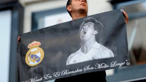 Un fan du Real invoquant l'esprit de Juanito