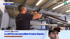 Franky Zapata s'apprête à traverser la Manche
