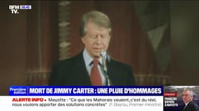 "Merci pour notre pays, pour le monde": une pluie d'hommages à Jimmy Carter, l'ancien président américain mort à l'âge de 100 ans