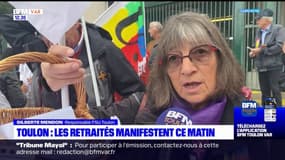 Toulon: les retraités manifestaient ce mardi matin sur les pensions de retraites