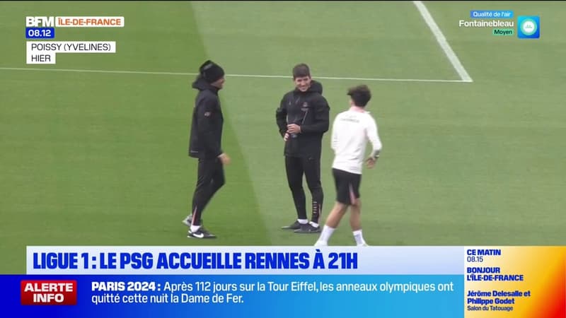 Ligue 1: le PSG accueille Rennes à 21h ce vendredi