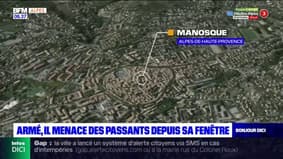 Manosque: un homme alcoolisé et armé menace des passants 
