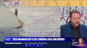 Des manuscrits de cinéma vendus aux enchères chez Sotheby's 