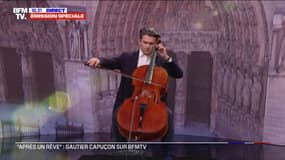 Notre-Dame restaurée: le violoncelliste Gautier Capuçon interprète "Après un rêve" en direct