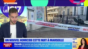 INFO BFM MARSEILLE PROVENCE. Un homme tué d'une balle dans la tête dans un véhicule, un suspect de 14 ans interpellé