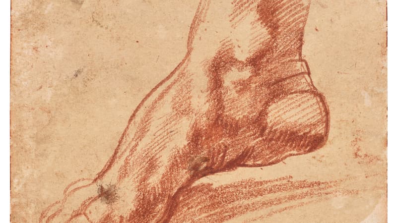27 millions de dollars pour un dessin de pied de Michel-Ange vendu aux enchères