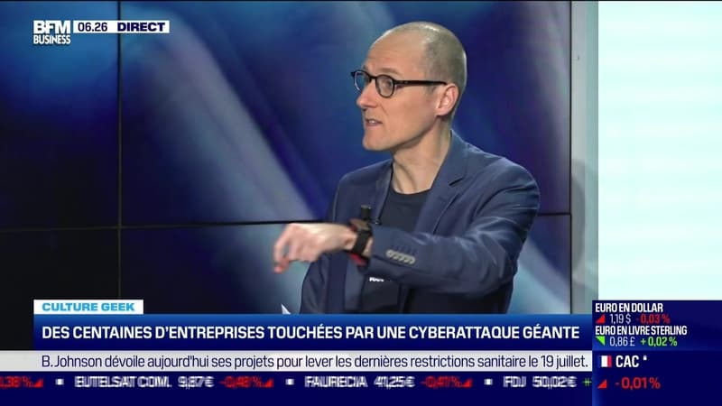 Culture Geek : Des centaines d'entreprises touchées par une cyberattaque géante, par Anthony Morel - 05/07