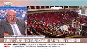 BFM éco : Budget, encore un renoncement, la facture s'alourdit - 29/01