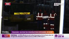 Toulouse: un mort après l'effondrement d'un pont de construction