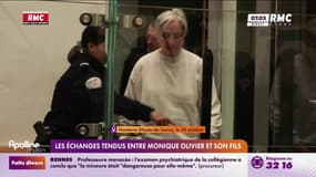 Les échanges tendus entre Monique Olivier et son fils
