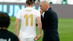Gareth Bale et Zinedine Zidane
