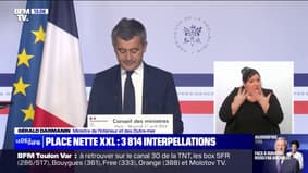 Opérations "place nette XXL": Gérald Darmanin annonce 3.814 interpellations 
